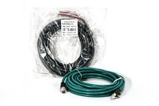 Cognex 5 Meter Cable Set: X-Coded Ethernet + Open Ended 24V Power IO Cables