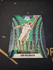 2024-25 Panini Mosaic - Elevate Zion Williamson #2 Green Mosaic Prizm