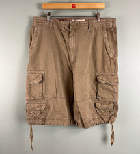 VTG Mossimo Supply Cargo Shorts Size 38 RipStop Baggy Grunge Skate Army Y2K