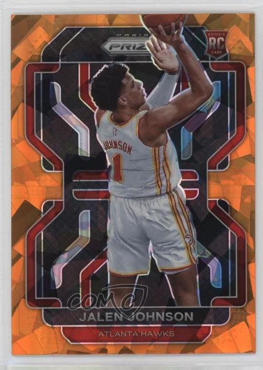 2021-22 Panini Prizm Orange Ice Prizm Jalen Johnson #305 Rookie RC cf5