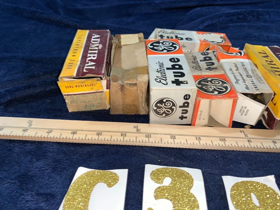 De colección Admiral Tubo de Aspiración Caddy Estuche Tienda Vitrina Radio TV Reparación Decoración Foto 3 de 4