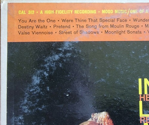 Henri Rene and His Orchestra - In Love Again (Mono) CAL 312 - Picture 5 of 5