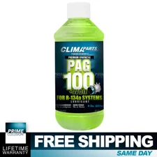 Premium Synthetic A/C Refrigerant Oil PAG 100-8UV Vis 8oz. Each