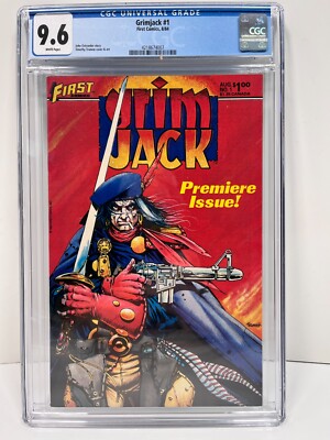 Grim Jack #1 1984 CGC 9.6 High Grade First Key Premiere Comic, Movie Coming?