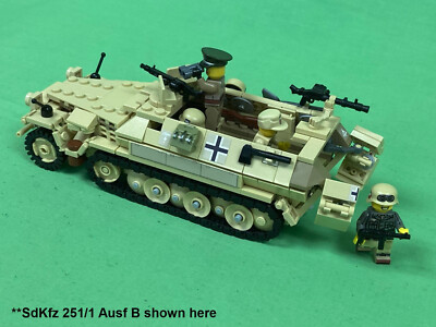 Lego - SdKfz 251/1, Ausf C Halftrack - Digital Instructions