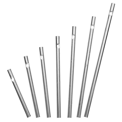 7 Pcs Wind Chime Aluminum Tube Parent-child Tubes for Crafts Metal Part Diy - Picture 4 of 12