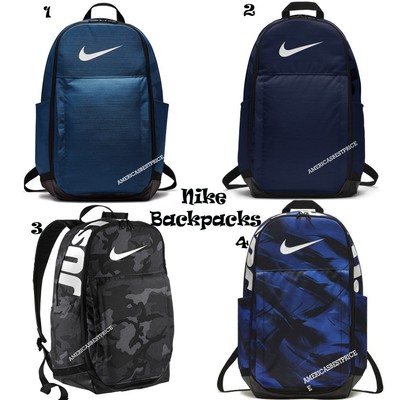 blue camo nike backpack