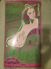 Vtg Poster Bola Sete Buffalo Springfield Neil Young Fillmore SF 1966 Orig