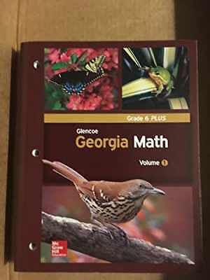 Glencoe Georgia Math Grades 6 Plus - Paperback, by McGraw Hill - Acceptable n