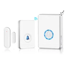 400m Wireless Doorbell Home Door bell Chime Magnetic Sensor Door Security Alarm
