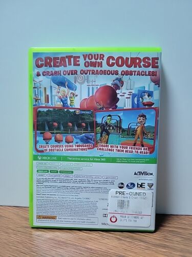 Wipeout Create and Crash Microsoft Xbox 360 2013 No Manual - Picture 2 of 3