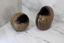 Vintage Pottery Vases  Set of 2