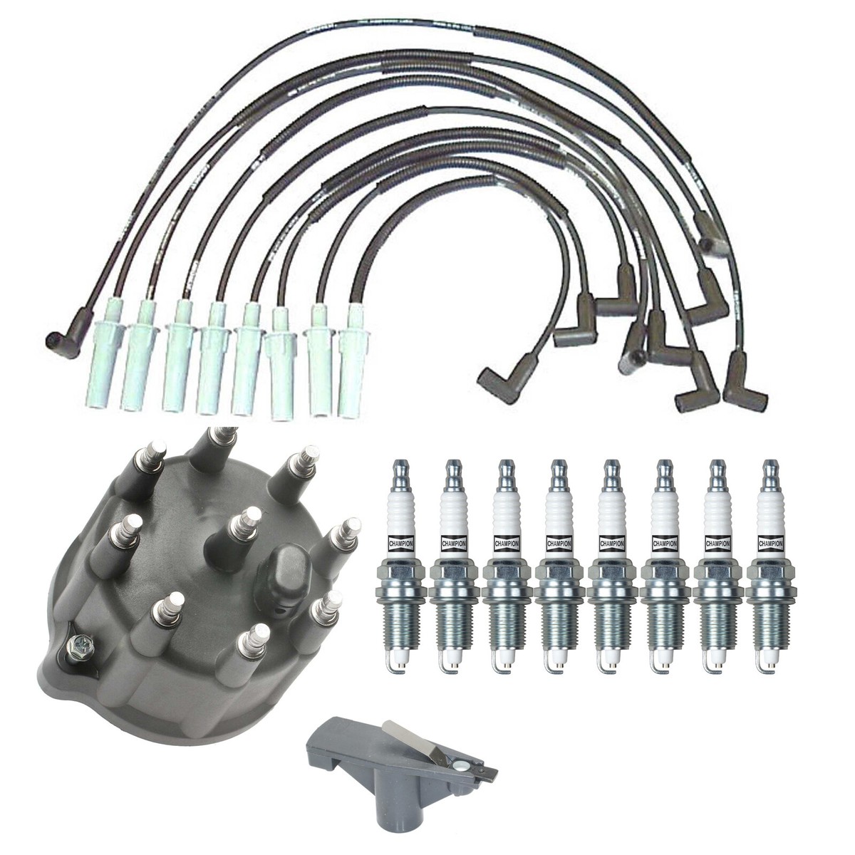 その他 Y Tune Up Kit Spark Plugs Wires Cap For Dodge Ram Dakota
