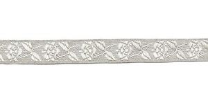 Braid Rose Lace Silver Mylar 19mm Rank Marking Trim R1058 