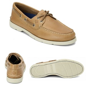 sperry leeward leather boat shoe
