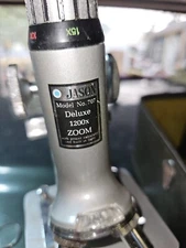 Vintage Jason Model 707 Deluxe 1200x Zoom Microscope With Built In Light
