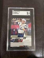 2022 Panini Prestige #1 Tom Brady Any Given Sunday ERROR CARD MISPRINT
