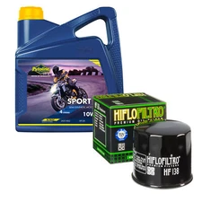 Putoline Sport 4R & Hiflofiltro Oil Filter Fits Suzuki VS1400GL Intruder 2001