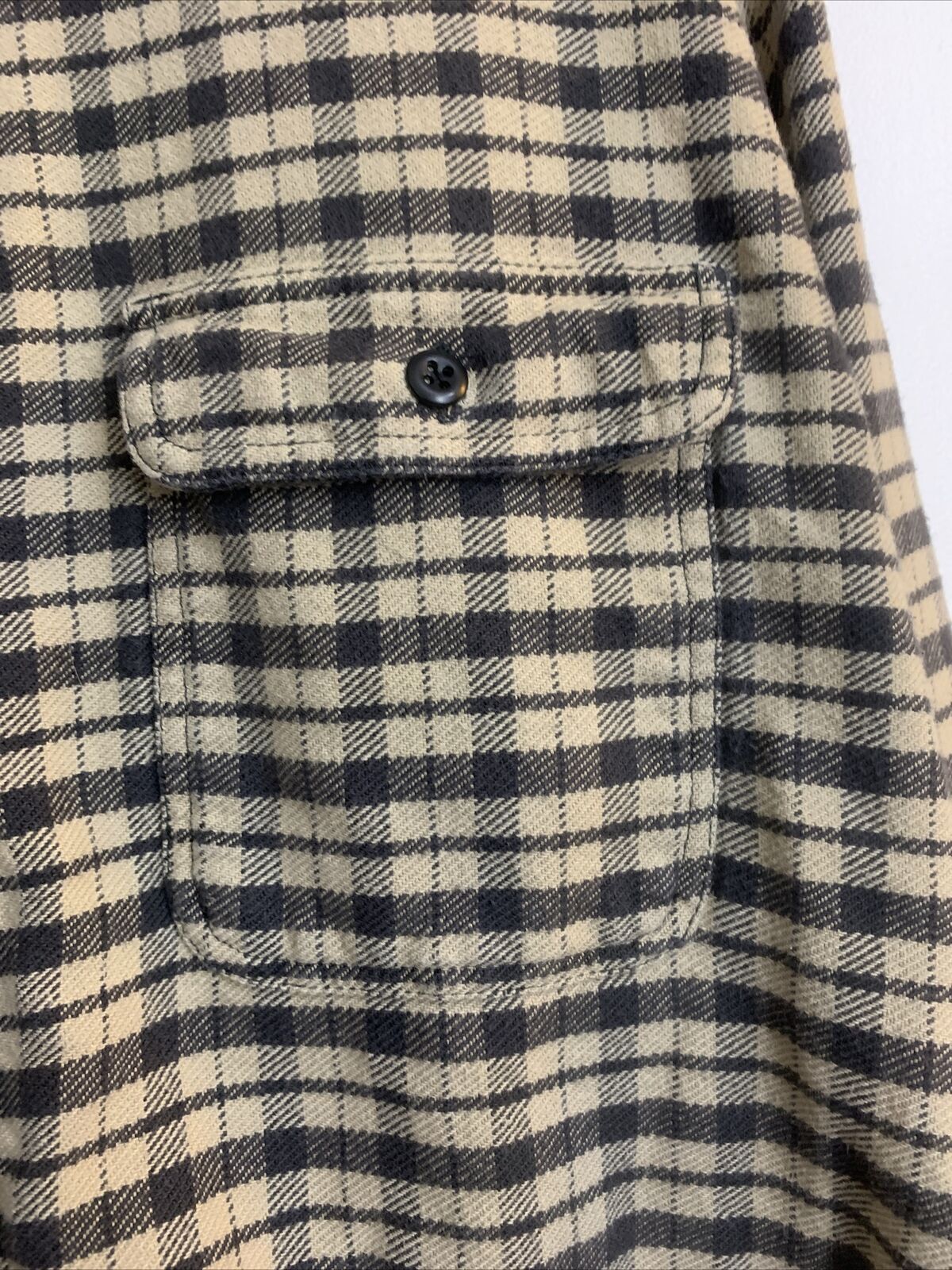 Filson Vintage Flannel Work Shirt Heavy Wght Long… - image 5