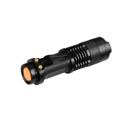 COB LED Taschenlampe Ultrahelle Zoomable Mini Taschenlampe Fokus Licht AA/14500 - Bild 5 von 8