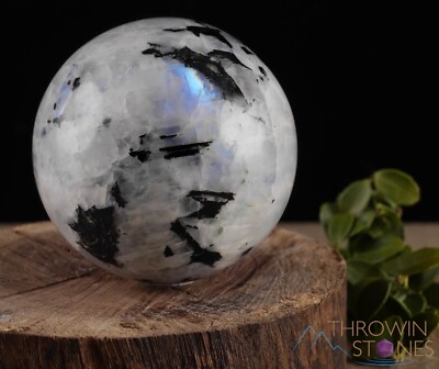 Rainbow MOONSTONE Crystal Ball Sphere - Unique Gift, Gothic Home Decor, E0372