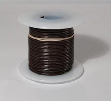 18 AWG UL1007 UL1569 Hook-up Wire 50 foot spools BLACK ~ 10 Colors Available! 