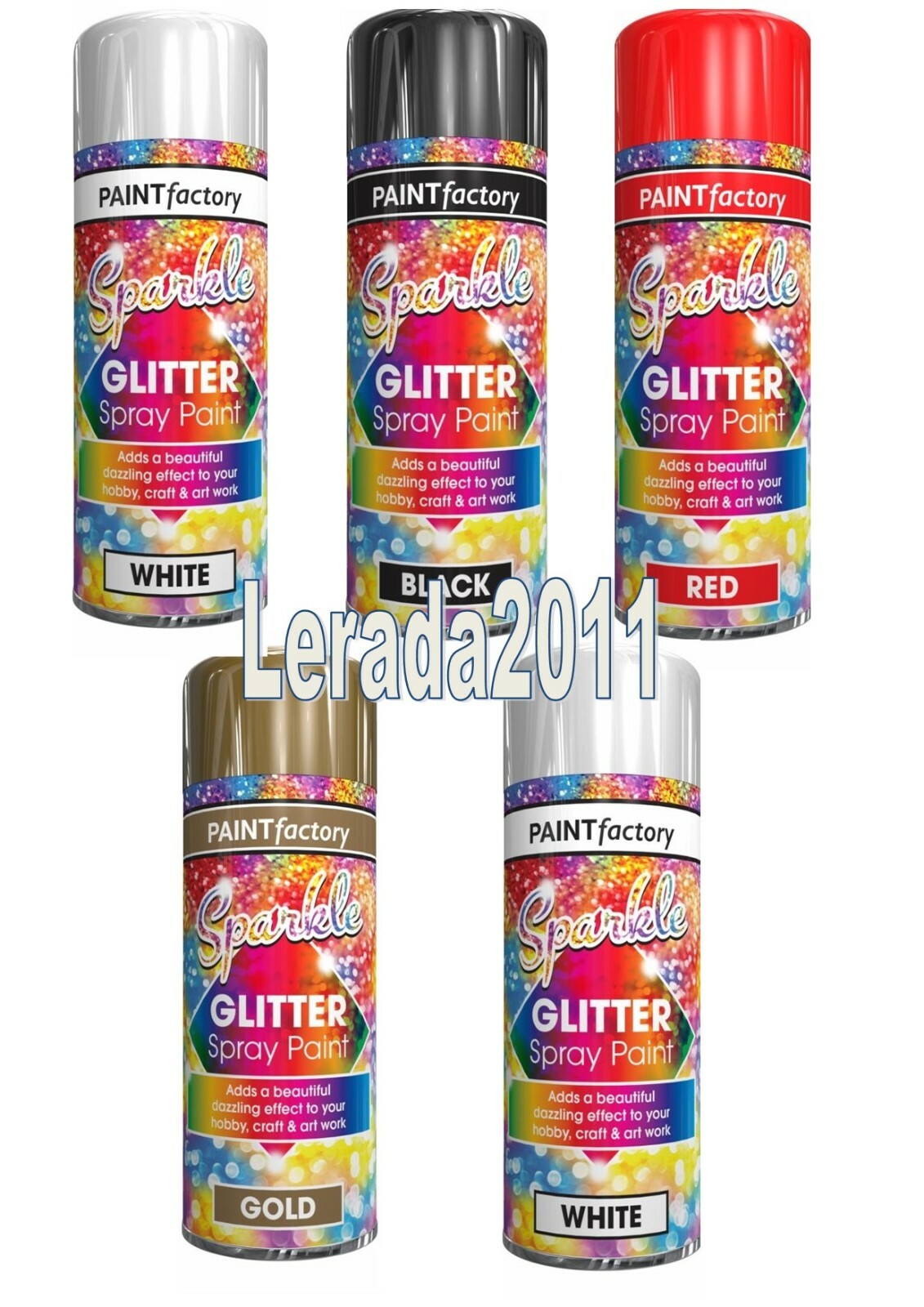 GLITTER EFFECT SPRAY PAINT RED GOLD SILVER BLACK WHITE CRAFT ART DECORATION eBay