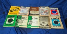 Lot of 70s 80s 90s Heavy Equipment Service & Parts Manuals Ford Cardo Phila Auto