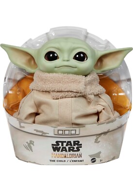 Star Wars Mandalorian The Child 11'' Plush Baby Yoda Doll by Mattel