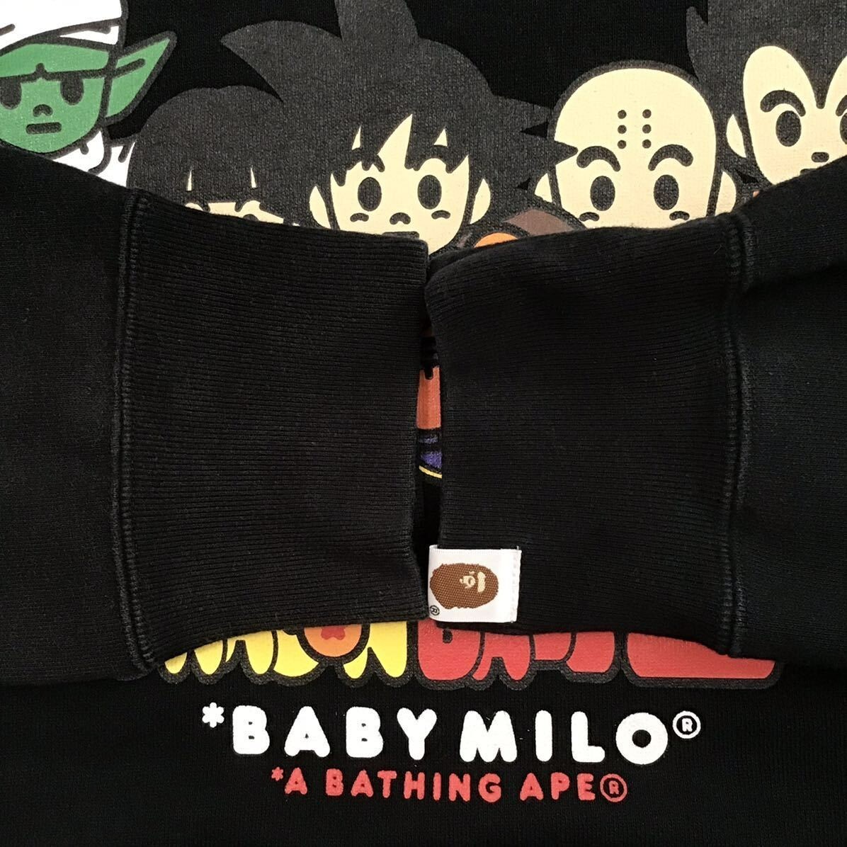 BAPE × Dragon Ball Z Milo pullover hoodie Black A Bathing BAPE × Dragon Ball Z Milo pullover hoodie Black A Bathing