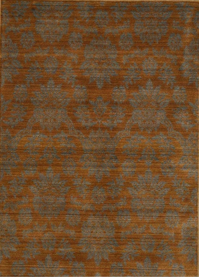Blue Wool Himalaya Area Rug by EORC | Luxurious and Stylish Rug for Adding a - Image 2 of 4