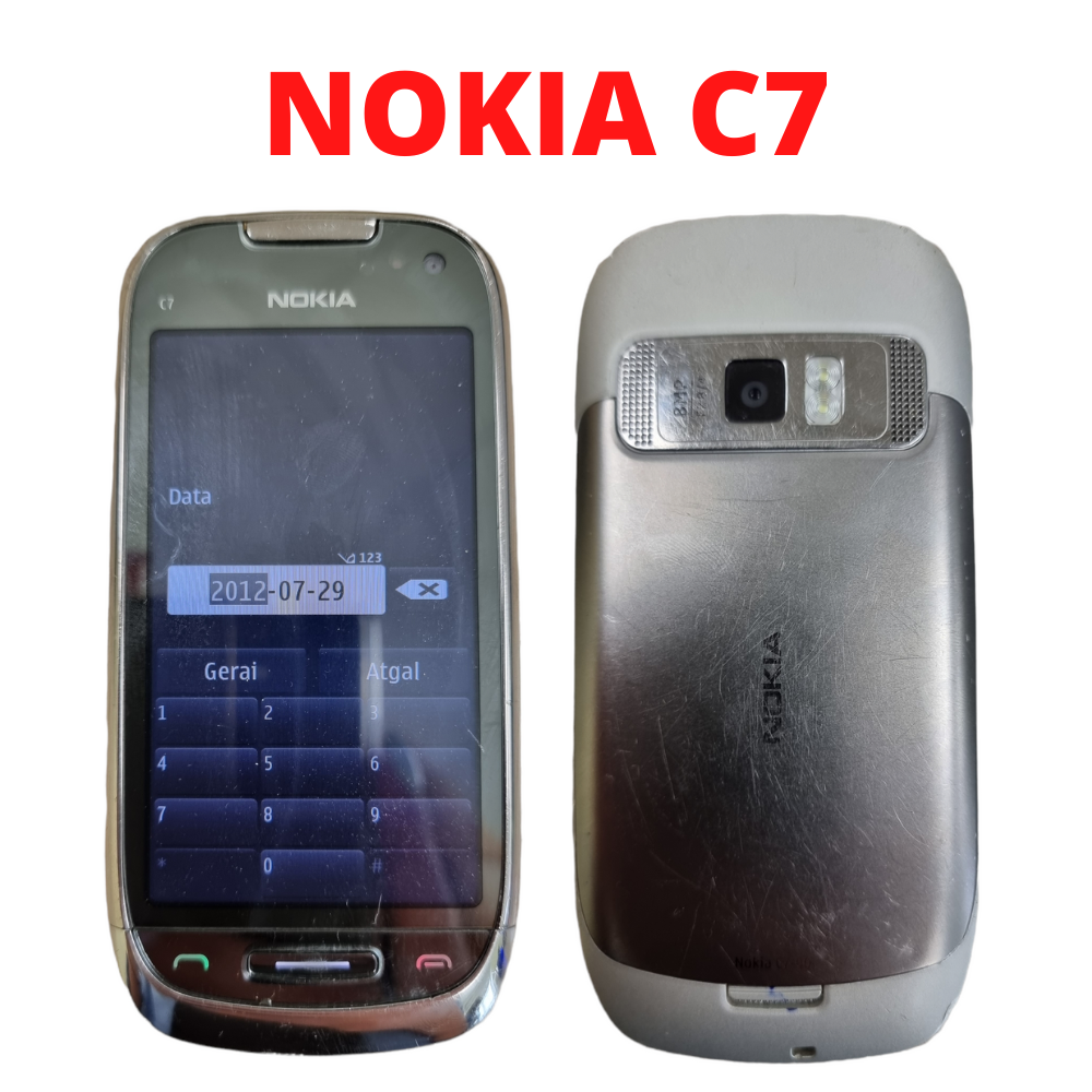 Nokia C7 Original 8GB 8MP Working Mobile Cell Phone Grey 3G Nokia C7 Original 8GB 8MP Working Mobile Cell Phone Grey 3G