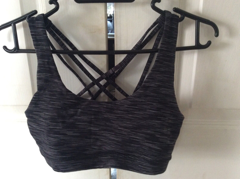 Cotton On Body Black/Grey sports bra size small