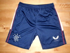 RANGERS CASTORE AWAY FOOTBALL SHORTS 2020/2021 JS - JUNIOR BOYS SMALL  *PERFECT*