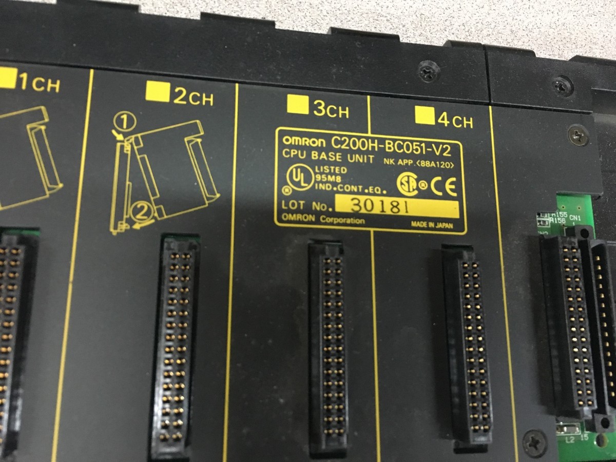 USED OMRON CPU BASE UNIT C200H-BC051-V2 | eBay USED OMRON CPU BASE UNIT C200H-BC051-V2 | eBay