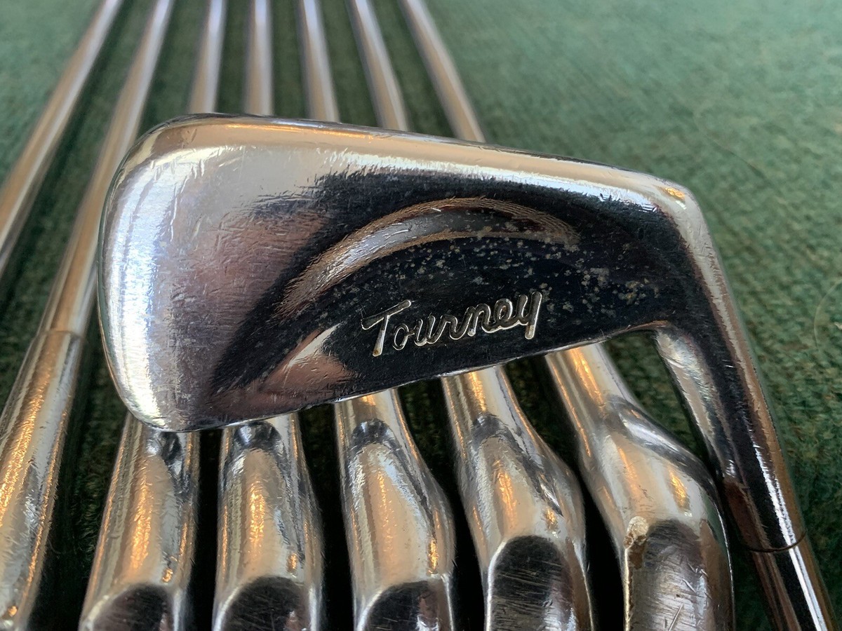 1974/75 MacGregor Tourney Iron Set - RH, 2-9, Pro Pel Steel Shaft