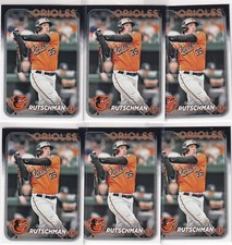 LOT (6) 2024 TOPPS ADLEY RUTSCHMAN BALTIMORE ORIOLES BASEBALL AA-2091