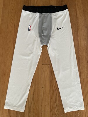 Nike NBA pro dri fit hyperstrong basketball compression pants 3/4 White 2XL NEW