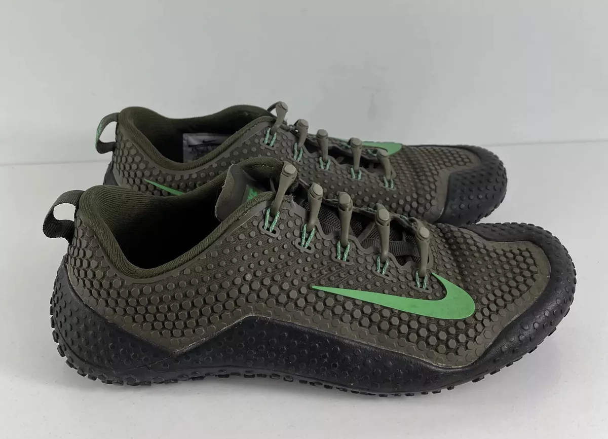 Nike Free Trainer Mens Green Cross Size 8.5 Pre 807436-333 | eBay