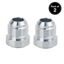 LokoCar 6AN Male Weld On Bung Fitting Stainless Steel Adapter Aluminum 2Pcs
