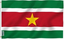 Anley Fly Breeze 3x5 Feet Suriname Flag - the Republic of Suriname Polyester