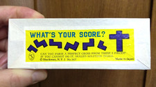 Shackman N. Y. 1 No. 3627 Cross Puzzle vintage puzzle Japan "what's your score "