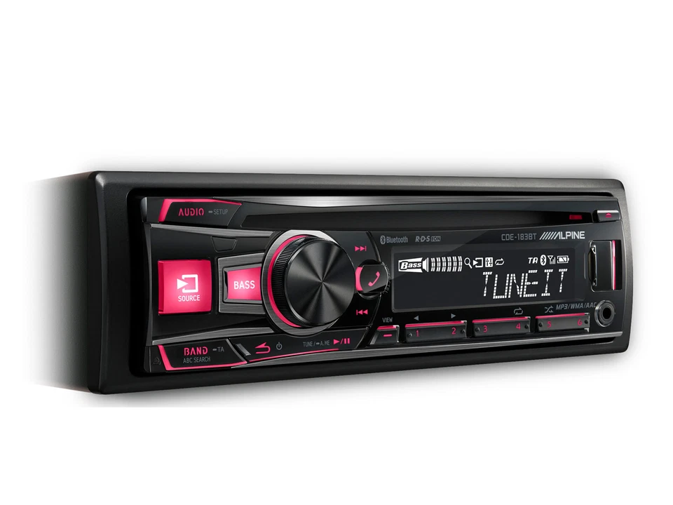 Alpine Autoradio UTE-204DAB Bluetooth DAB USB MP3 1-DIN Digitalradio KFZ PKW - Bild 2 von 3