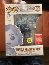 Funko Pop Harry Potter Nearly Headless Nick 62 Signed John Cleese JSA RARE 