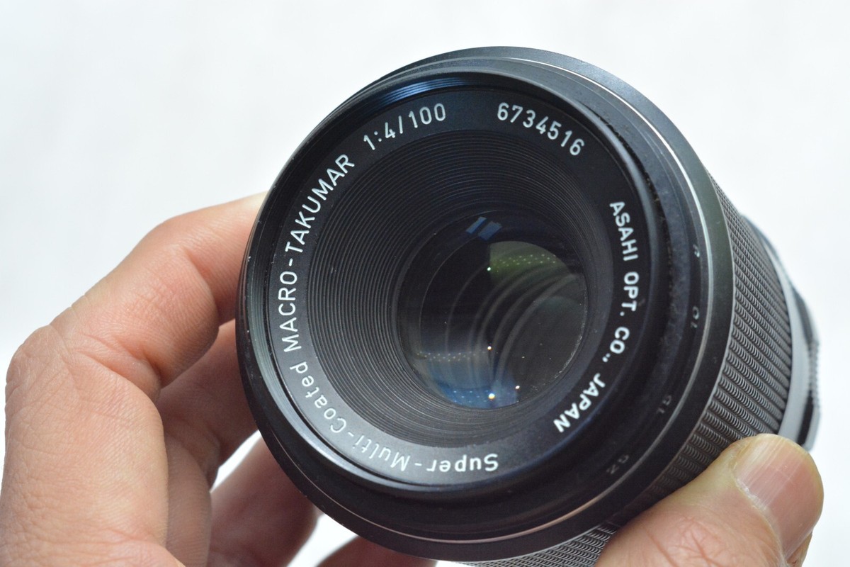 [N.MINT-] Pentax SMC Super-Multi-Coated Macro-Takumar 100mm F4 Lens M42  JAPAN
