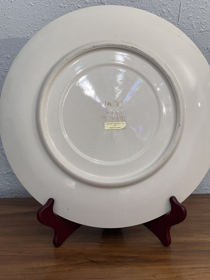 Vintage 12.75" Imari Design Hand Decorated Platter Arnart Imports 1982 Japan eBay