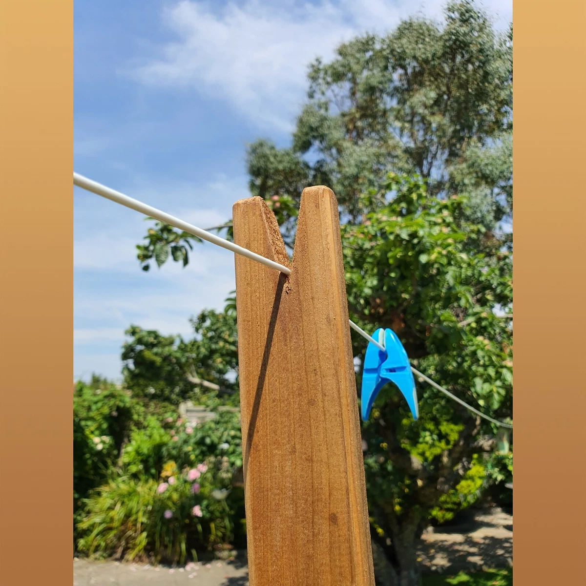 Wood clothes prop sales