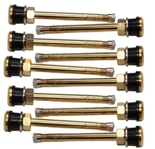 Rema Tip Top 572 BRASS TIRE VALVE FOR TRUCK OR TRAILER TIRES - 10 pack