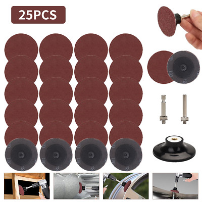 3 Inch Quick Change Roll Lock Grinding Sanding Disc 24-320# Metal Surface Polish