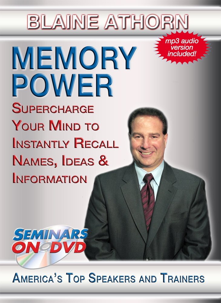 Memory Power - Supercharge Your Mind to Instantly Recall Names, Ideas and  (DVD)